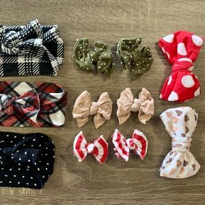 Baby Bling Bows Bundle: Holiday Lot